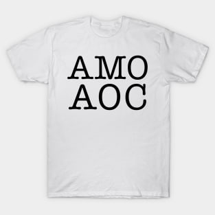 AMO AOC (I Love Alexandria Ocasio-Cortez) T-Shirt